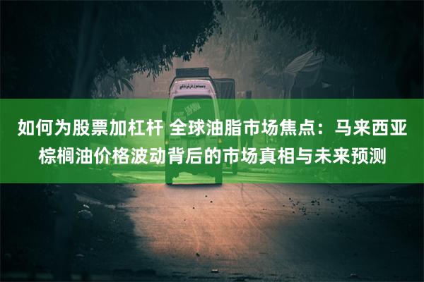 如何为股票加杠杆 全球油脂市场焦点：马来西亚棕榈油价格波动背后的市场真相与未来预测